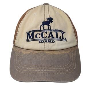 McCall Idaho Slideback Baseball Cap Multi One Size Adjustable 6 Panel Ace USA